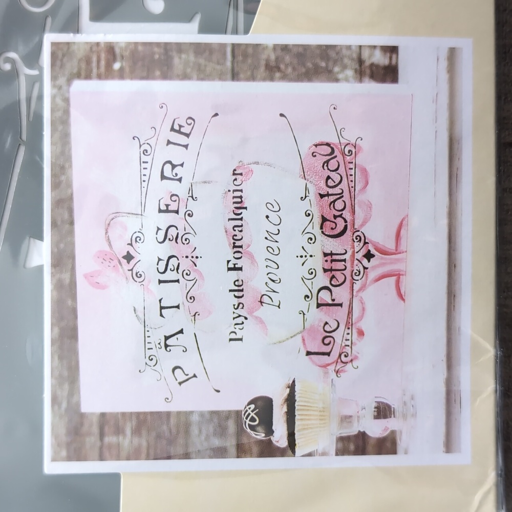NWOT 12x12" Patisserie (French Bakery) Stencil - Picture 3 of 4